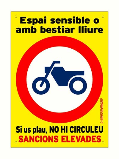 Verbotenes Plakat