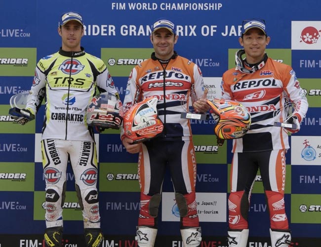 podio gp japon trial