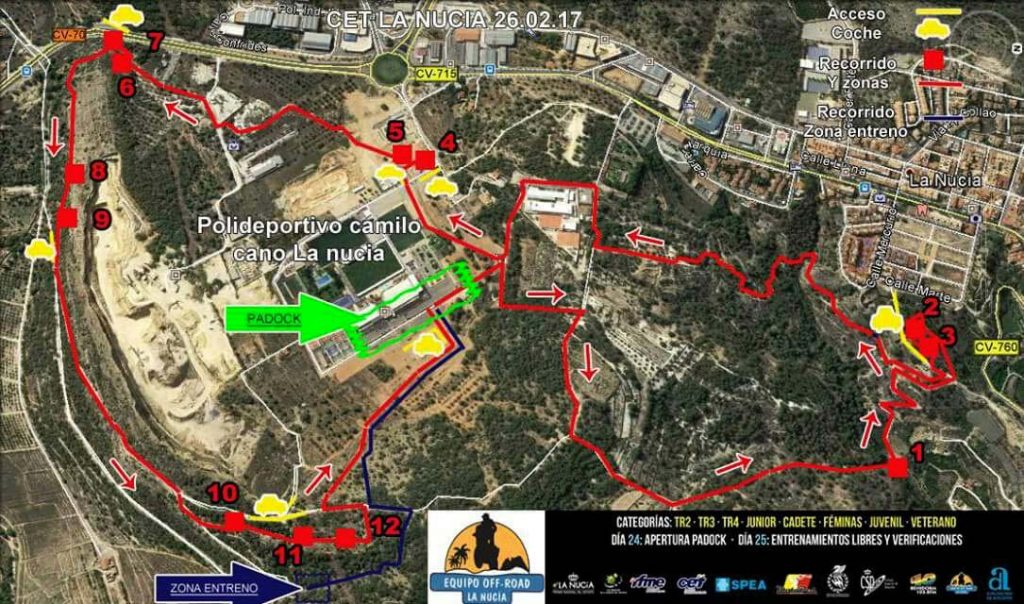 mapa cet trial la nucia 2017