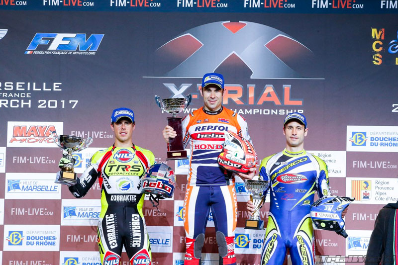 Xtrial Marseille 2017 podium