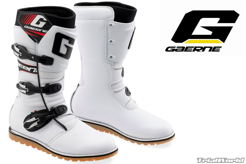 botas gaerne de trial classic blanco