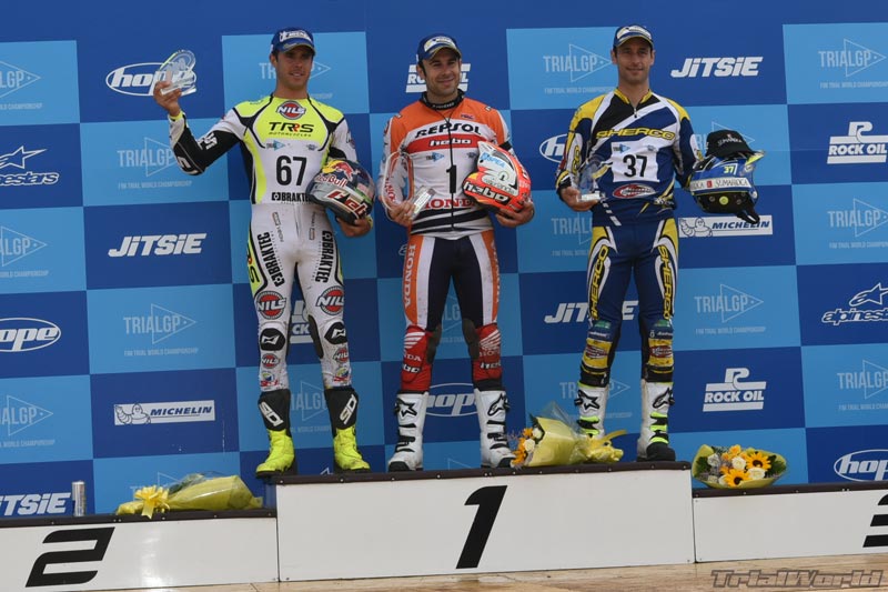 podium GP Japan TrialGP 2017