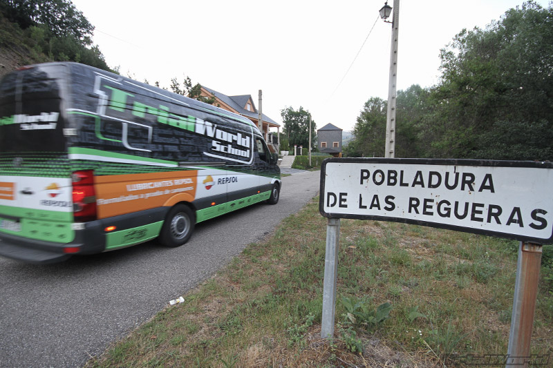 Cours d’essai à l’école Trialworld à Pobladura de las Regueras