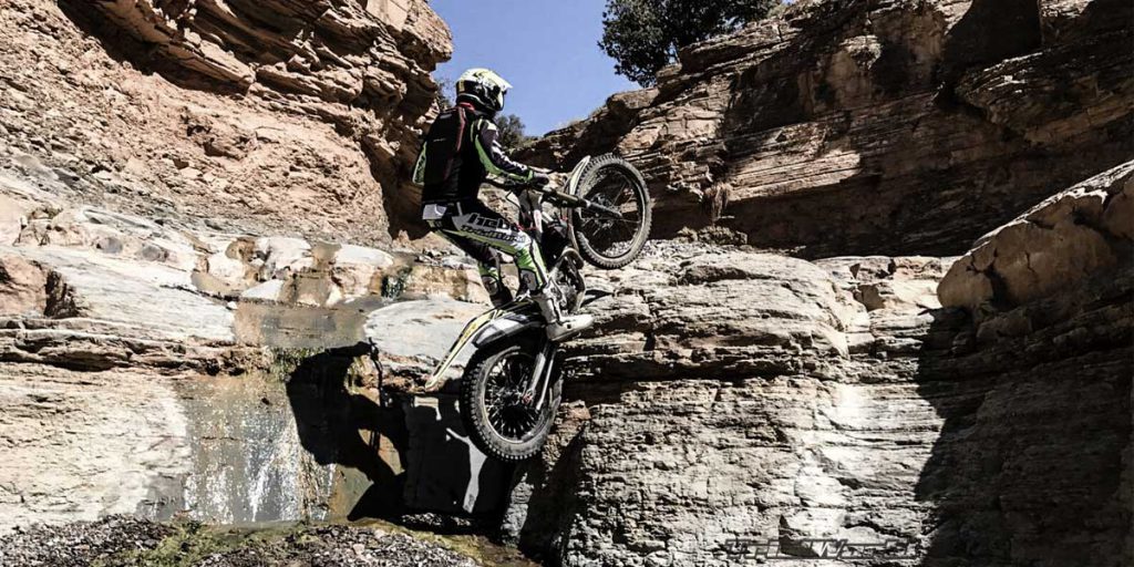 moto de trial marruecos