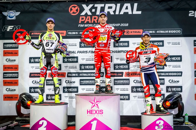 Podium X-Trial Paris 2018