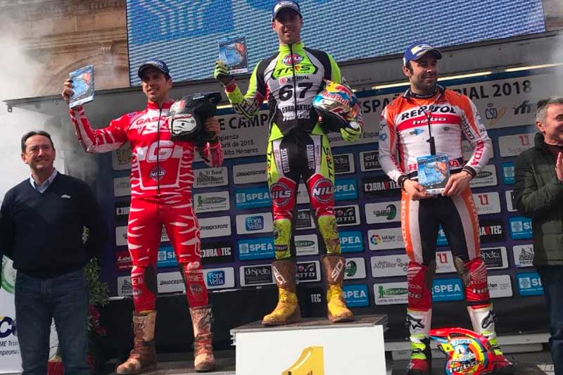 Podium TR1 CET Trial Siguenza 2018