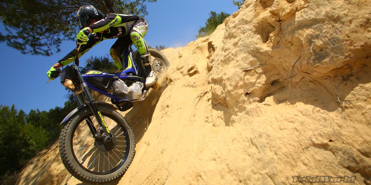 prueba sherco ty 125 classic trial excursion