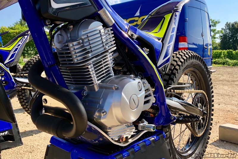 Sherco ty 125 escursione di prova classica