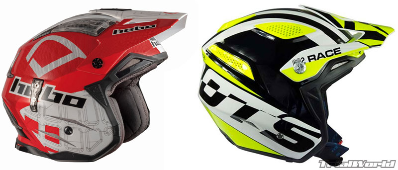 Casques de moto de trial