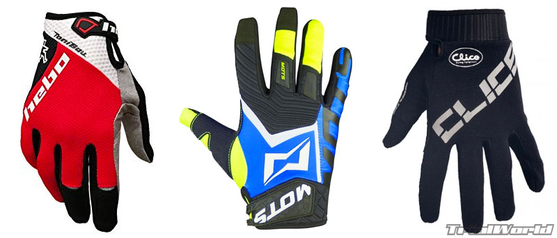 Gants de moto trial