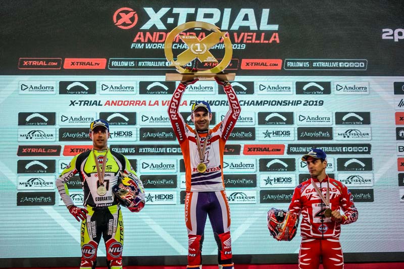 Podium xtrial andorra 2019