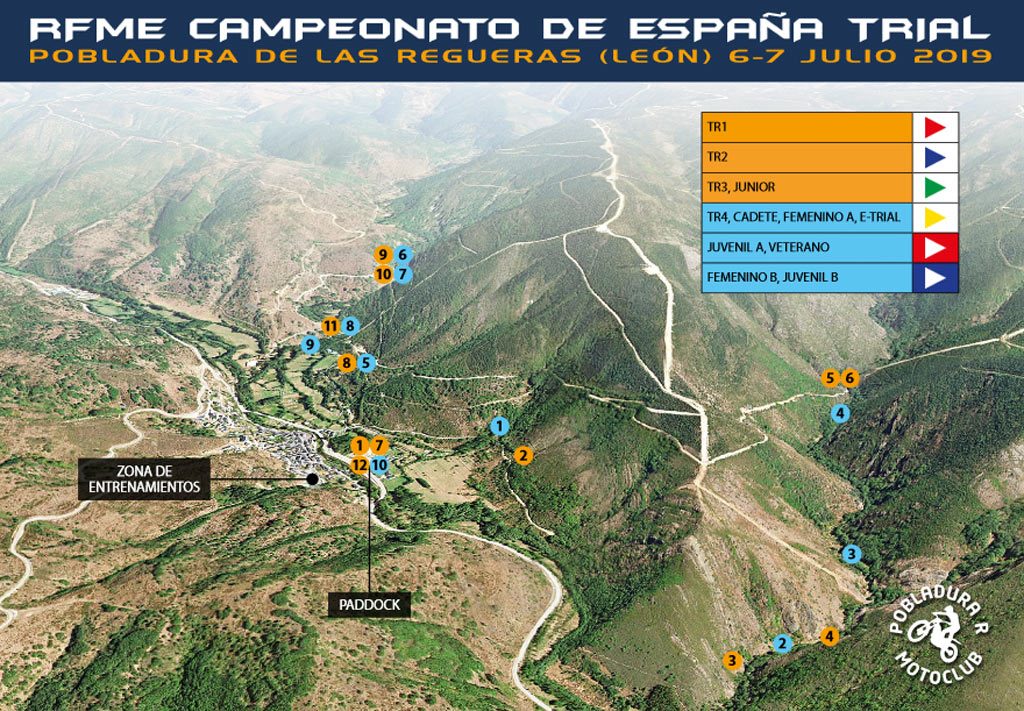 mapa zonas pobladura de las regueras