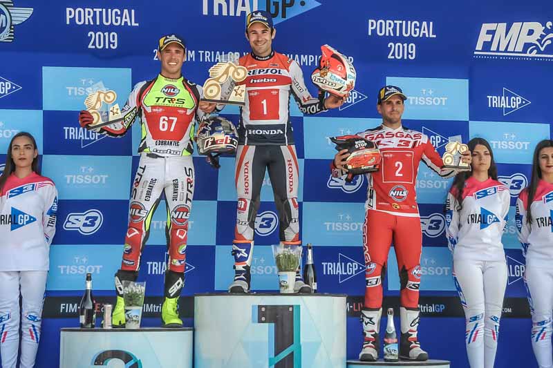 Podium TrialGP Portugal