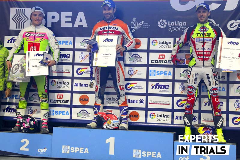 podium cet trial tr1 2019