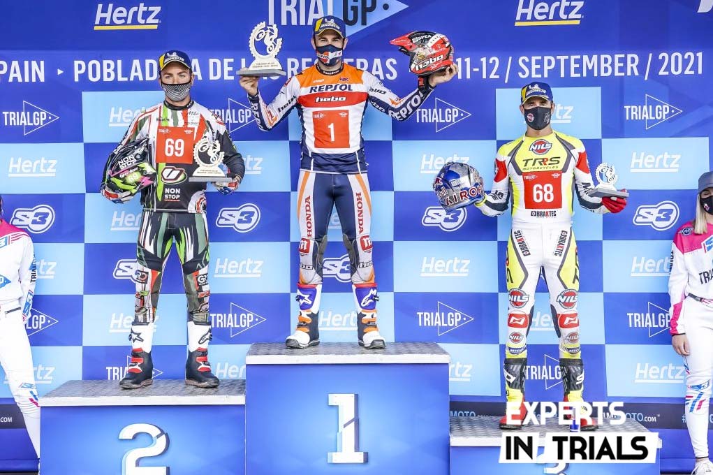 Podium GP España TrialGP 2021