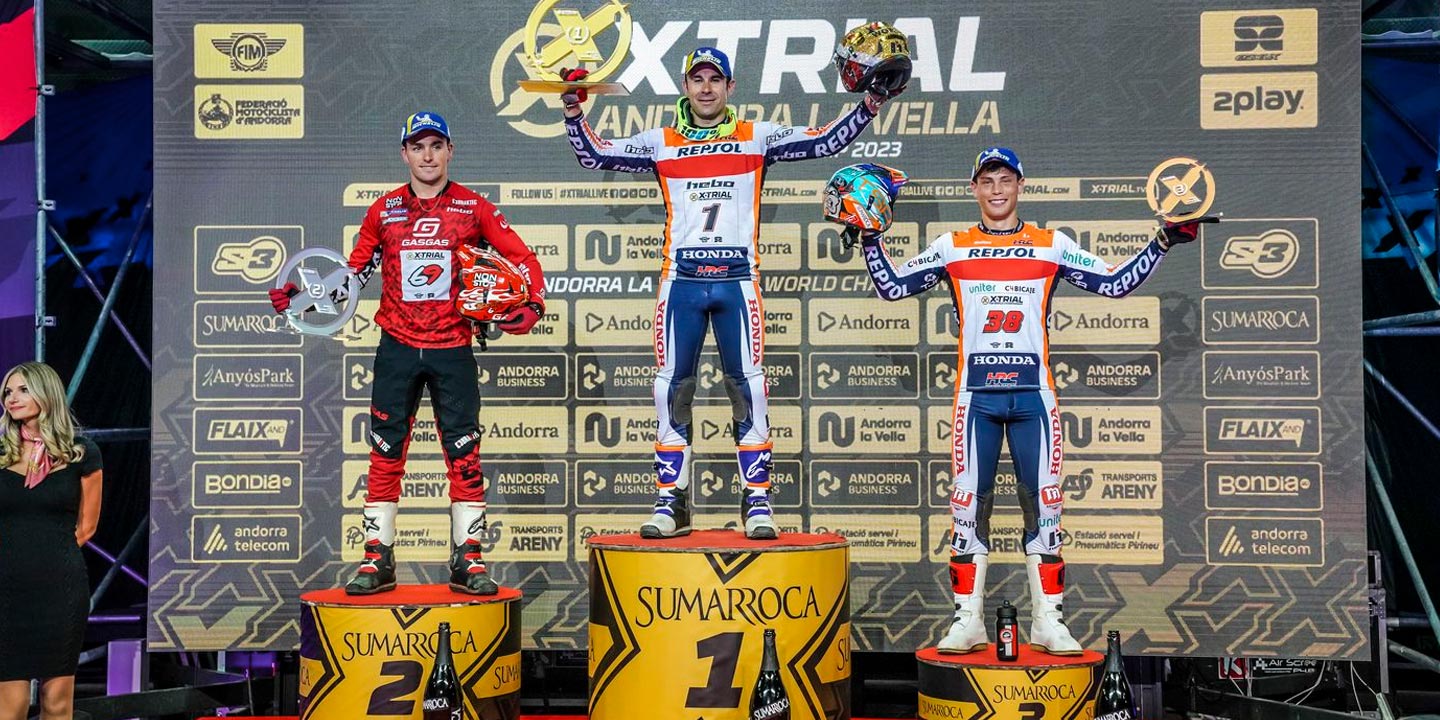 Toni Bou glänzt beim X-Trial in Andorra und streichelt den Titel